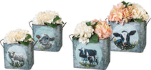 Load image into Gallery viewer, Cow & Sheep Bin, Set of 2
