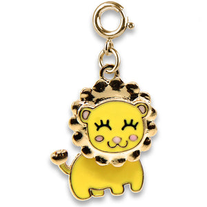 Gold Swivel Lion Charm