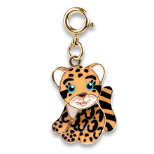 Load image into Gallery viewer, Gold Cloud Leopard Charm
