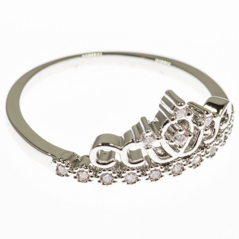 Princess Crown Silver Ring