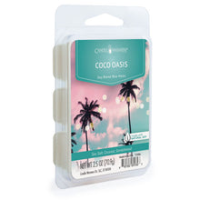 Load image into Gallery viewer, Coco Oasis Soy Blend Wax Melts 2.5 Oz.
