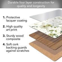 Load image into Gallery viewer, Green Fields – Hardboard Cork-back Placemats-Boxed Set 4Pk
