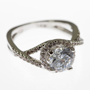 Halo CZ Fashion Ring