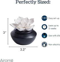 Load image into Gallery viewer, Porcelain Essential Oil Diffuser-Gardenia Flower Lid
