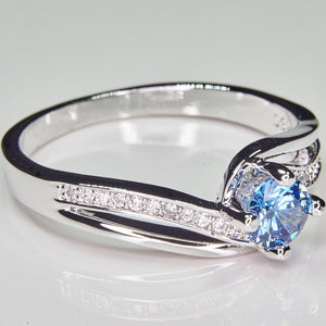 Light Blue Fashion Ring