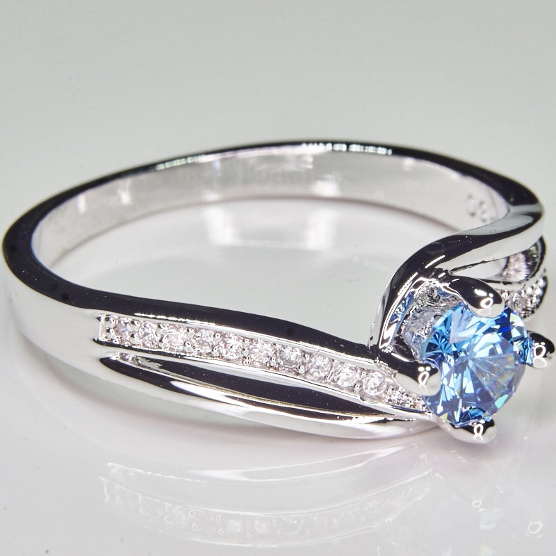 Light Blue Fashion Ring