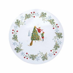 Magical Winterland Round Placemat 14.5 " Set of 2