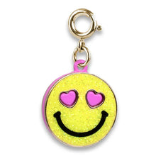 Load image into Gallery viewer, CHARM IT! SMILE GLITTER FACE CHARM
