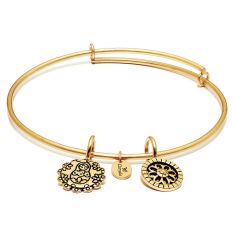 Chrysalis "Mother Doll" Gold Plated Expandable Bangle Bracelet