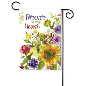 Forever Flowers Garden Flag  12.5 x 18