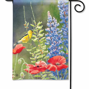 Goldfinch Song Garden Flag   12.5 x 18