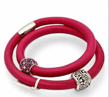 Load image into Gallery viewer, BRIGHTON WOODSTOCK LEATHER BRACELETS-3 COLORS
