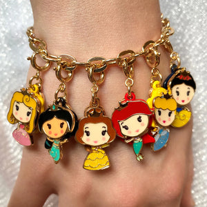 Gold Swivel Ariel Charm