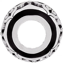 Load image into Gallery viewer, NEW-BRIGHTEN Intrigue Bead Black &amp; Silver
