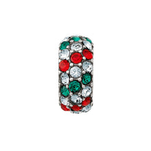 Load image into Gallery viewer, NEW BRIGHTEN-Red/Green/Clear OR Green Glitter Spacer Bead
