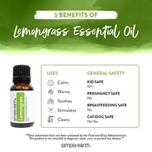 Load image into Gallery viewer, Lemongrass Essential Oil 15ml
