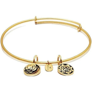 Chrysalis Flourish Rose Gold-Plated Expandable Bangle