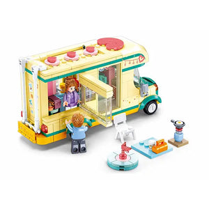 Winter Camping Trailer Building Brick Kit (314 Pcs)