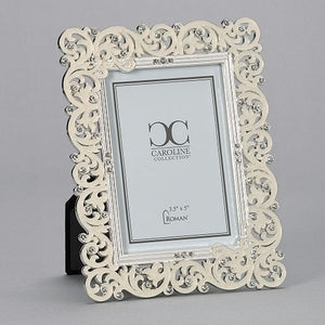 Ivory Scroll Picture Frame