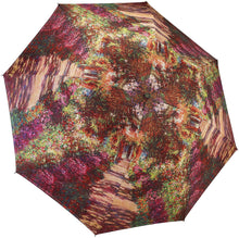 Load image into Gallery viewer, A Pathway in Monet&#39;s Garden, Reverse Close, Stick Umbrella
