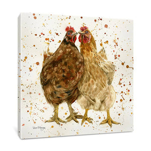 Chick Chat Canvas 16 x 16